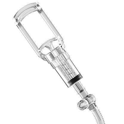 PDX ELITE - VIEWTUBE VAC XXL MANGE TRANSPARENTE AVEC POMPE D'ASPIRATION 27,3 CM