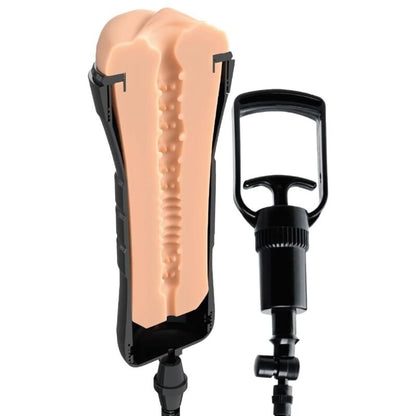 PDX EXTREME - WET PUSSIES SUPER SUCCEUR XXL LÉGER CARESSEUR VAGINAL AVEC SUCCION 27,3 CM