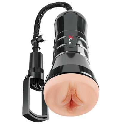 PDX EXTREME - WET PUSSIES SUPER SUCCEUR XXL LÉGER CARESSEUR VAGINAL AVEC SUCCION 27,3 CM