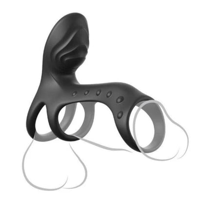 FANTASY C-RINGZ - ANNEAU PÉNIS VIBRANT ULTIMATE COUPLES CAGE PRO 19,5 CM