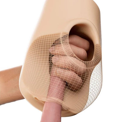 PDX PLUS - VISAGE RÉALISTE VAGIN PUSSY POUNDER SQUEEZE STROKER 18 CM