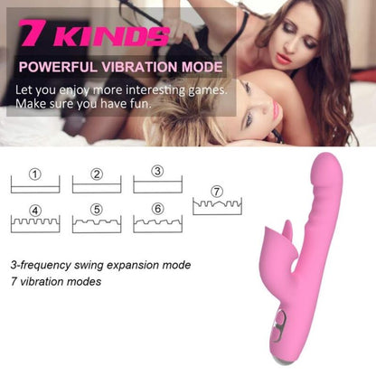 NALONE - T-MAY VIBRATEUR LAPIN MAGIC STICK ROSE