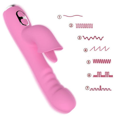 NALONE - T-MAY VIBRATEUR LAPIN MAGIC STICK ROSE