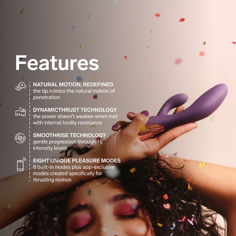 LELO - INA THRUST RABBIT VIBRATEUR À POUSSÉE VIOLET