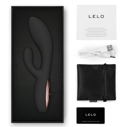 LELO - INA THRUST RABBIT VIBRATEUR À POUSSÉE NOIR