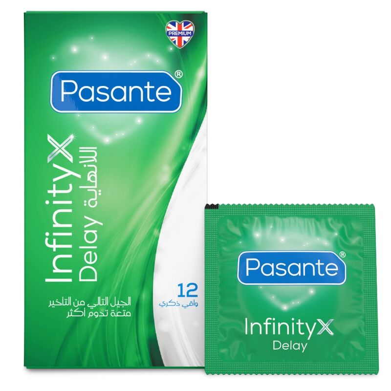 PASANTE - PRÉSERVATIFS DELAY INFINITY 12 UNITÉS