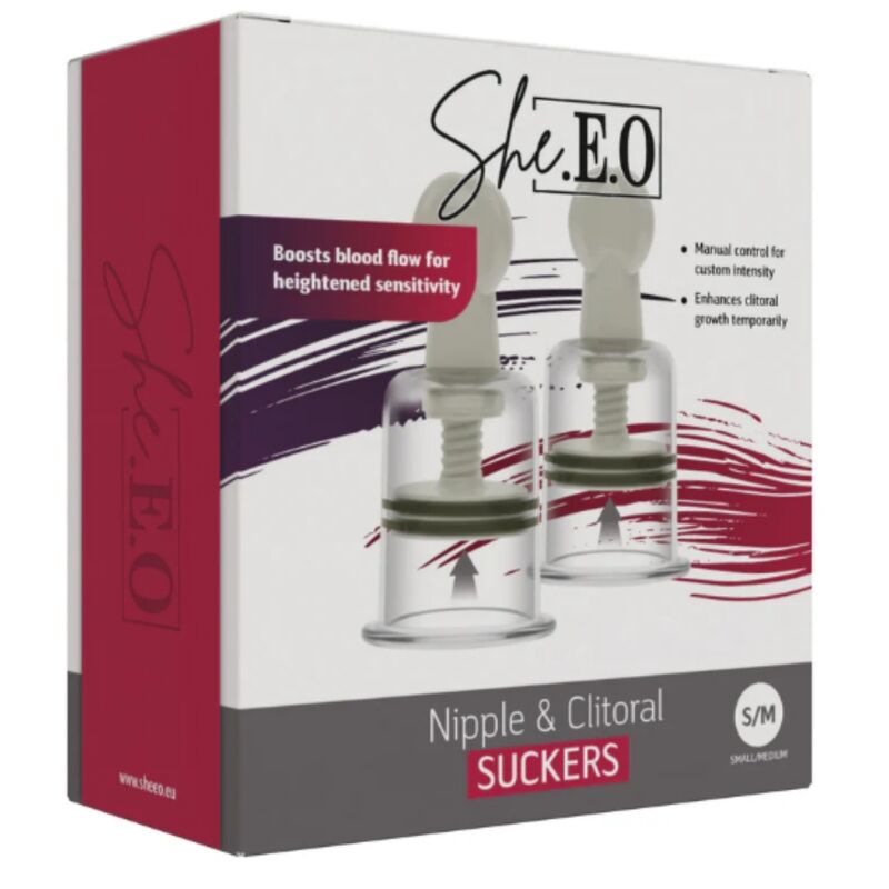 SHE.E.O - Ventouse pour mamelon et clitoris S/M