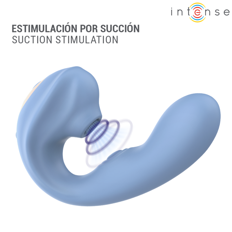 INTENSE - GINA STIMULATEUR CLITORIAL MULTIFONCTIONNEL BLEU