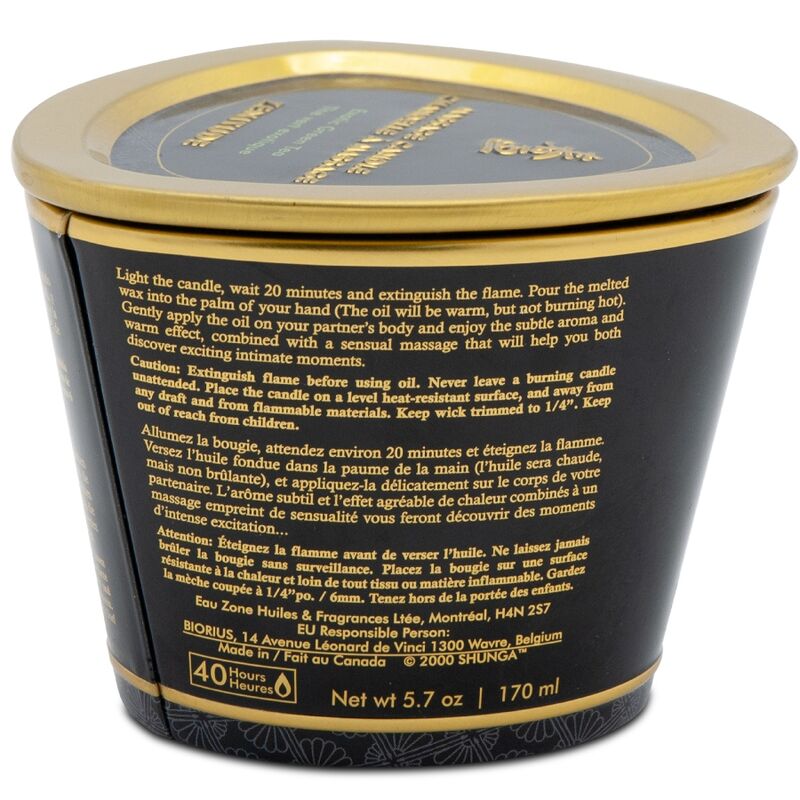 SHUNGA - BOUGIE DE MASSAGE MANGUE 170 ML