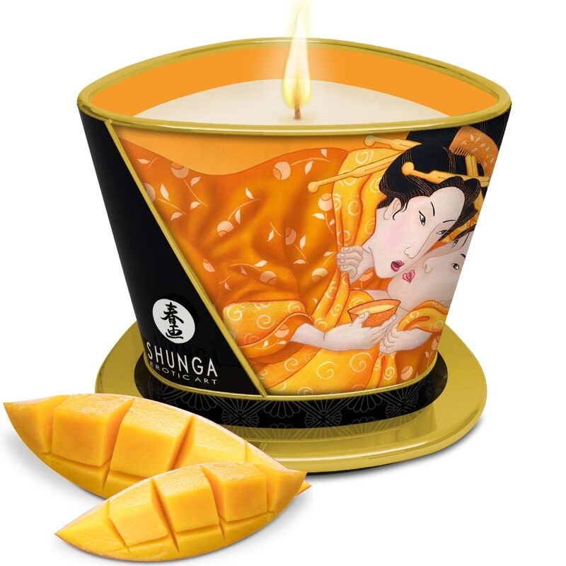SHUNGA - BOUGIE DE MASSAGE MANGUE 170 ML