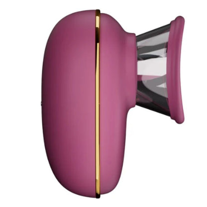 SHE.E.O - POMPE DE STIMULATION CLITORIALE AUTOMATIQUE AVEC EFFET DE LÉCHAGE (VIOLET)