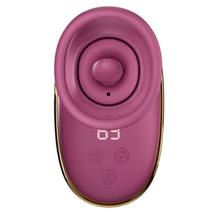 SHE.E.O - POMPE DE STIMULATION CLITORIALE AUTOMATIQUE AVEC EFFET DE LÉCHAGE (VIOLET)