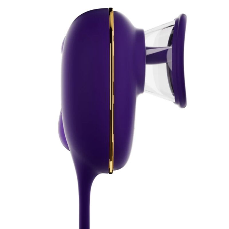 SHE.E.O - SUCCION CLITORIALE AVEC EFFET DE LÉCHAGE ET STIMULATEUR ANAL VIOLET