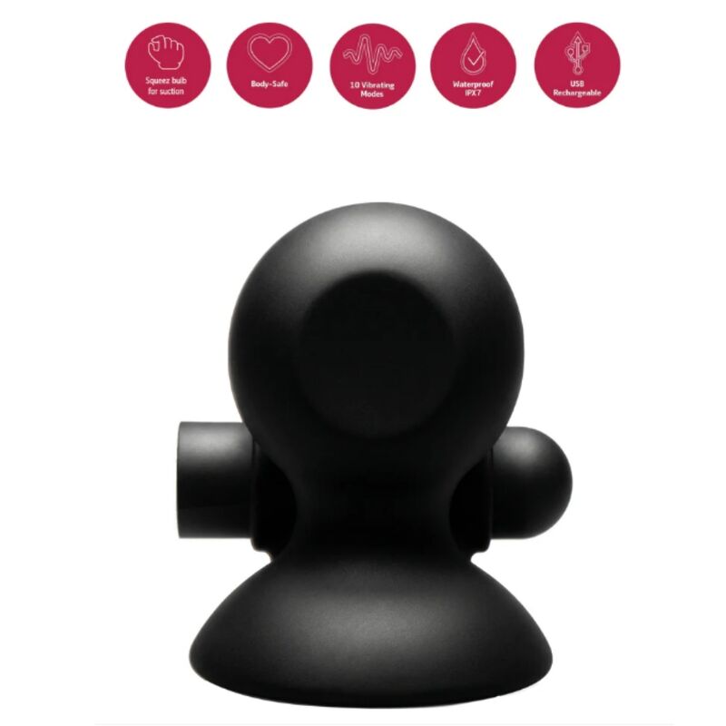 SHE.E.O - GEL DE SUCCION VIBRANT RECHARGEABLE POUR LES TÉTONS