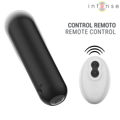 INTENSE - JUDY VIBRANT RECHARGEABLE AVEC TÉLÉCOMMANDE NOIR