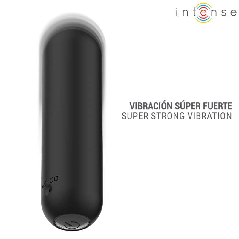 INTENSE - JUDY VIBRANT RECHARGEABLE AVEC TÉLÉCOMMANDE NOIR