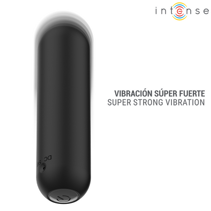 INTENSE - JUDY VIBRANT RECHARGEABLE AVEC TÉLÉCOMMANDE NOIR