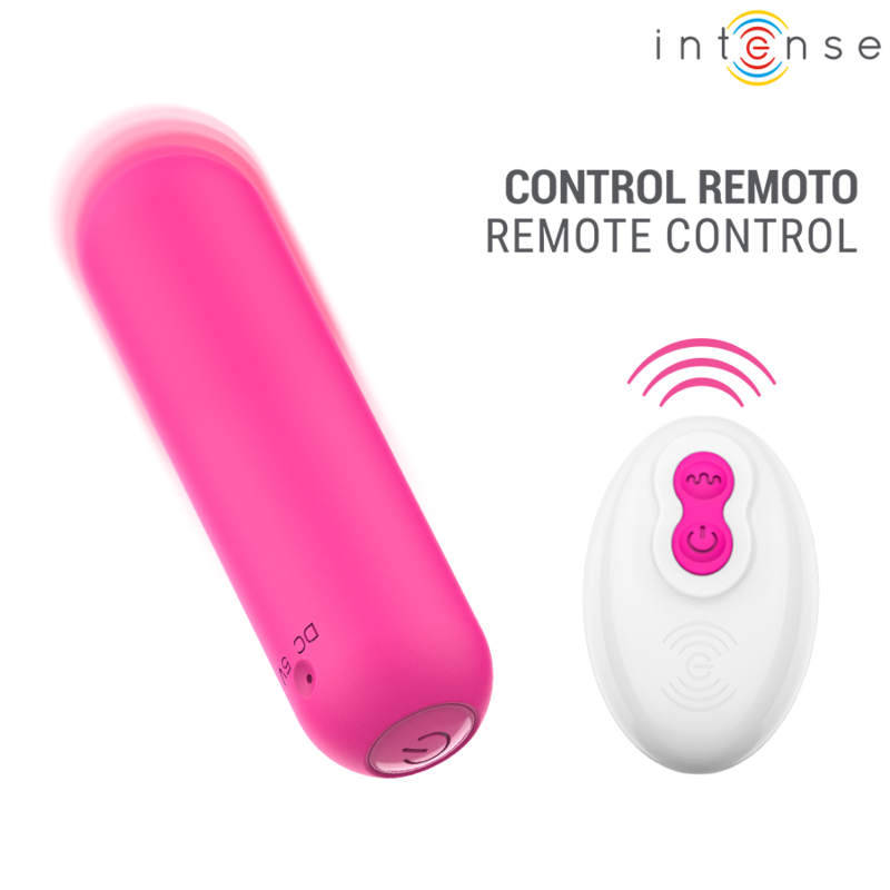 INTENSE - JUDY VIBRANTE RECHARGEABLE AVEC TÉLÉCOMMANDE ROSE