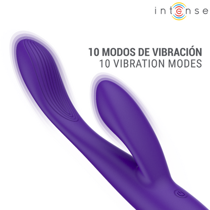 INTENSE - STIMULATEUR LAPIN RECHARGEABLE PAOLO POUR LE POINT G ET LE CLITORIS
