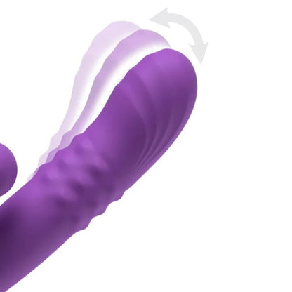 FANTASY FOR HER - HARMONI PRO VIBROMASSEUR LAPIN VIOLET POUR POINT G ET CLITORIAL