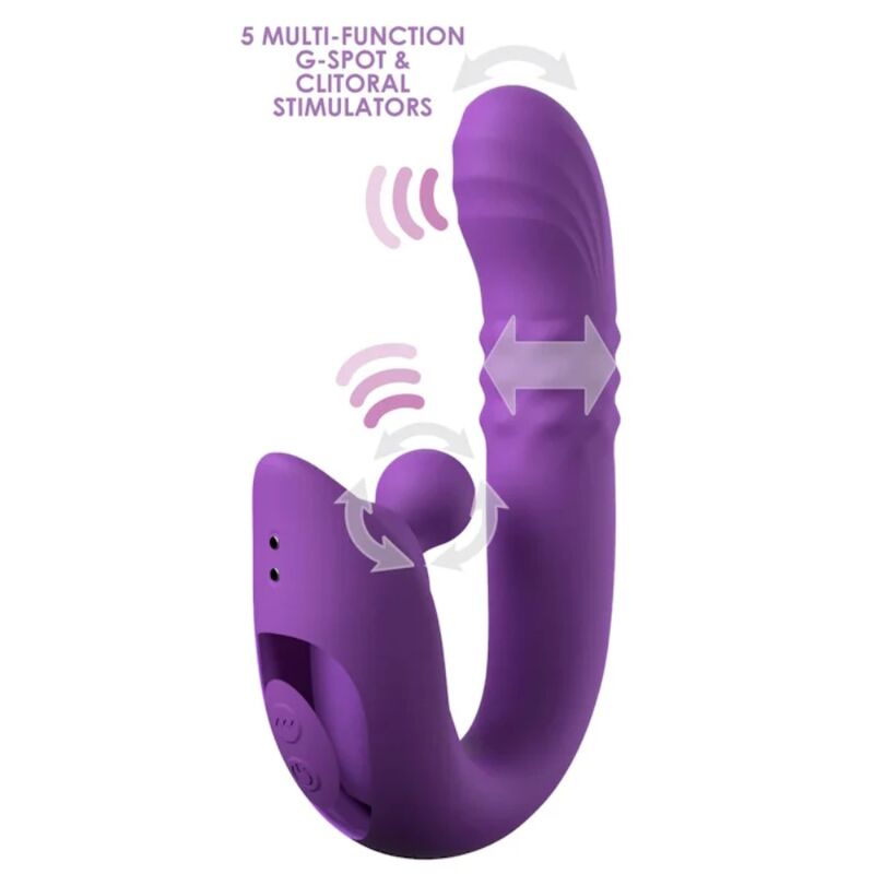 FANTASY FOR HER - HARMONI PRO VIBROMASSEUR LAPIN VIOLET POUR POINT G ET CLITORIAL