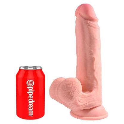 KING COCK PLUS - GODEMICHET RÉALISTE TRIPLE DENSITÉ AVEC TESTICULES MOBILES 23 CM CHAIR