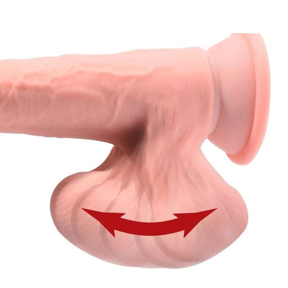 KING COCK PLUS - GODEMICHET RÉALISTE TRIPLE DENSITÉ AVEC TESTICULES MOBILES 23 CM CHAIR