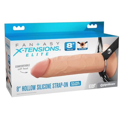 FANTASY X-TENSIONS ELITE - STRAP-ON EN SILICONE CREUX DE 20,3 CM
