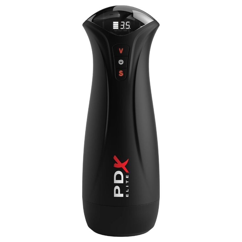 PDX ELITE - MASTURBATEUR MASCULIN TRANSPARENT FAP-GASM AVEC SUCCION INTERMITTENTE