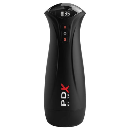 PDX ELITE - MASTURBATEUR MASCULIN TRANSPARENT FAP-GASM AVEC SUCCION INTERMITTENTE