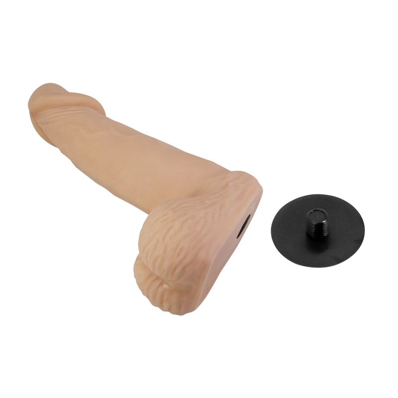 PRETTY LOVE - HARNAIS ZANE AVEC GODEMICHET FLEXIBLE 17 CM Ø 4,3 CM NATUREL