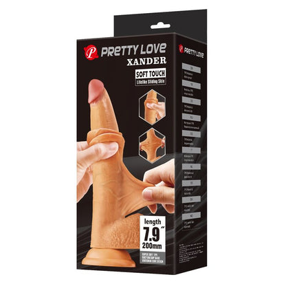 PRETTY LOVE - XANDER GODEMICHET RÉALISTE 20 CM Ø 5 CM NATUREL