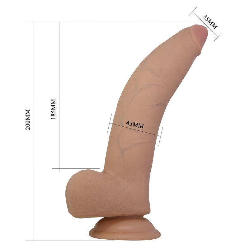 PRETTY LOVE - XANDER GODEMICHET RÉALISTE 20 CM Ø 5 CM NATUREL