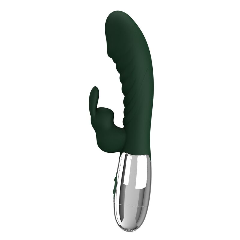 PRETTY LOVE - VIBRATEUR LAPIN COQUIN 30 FONCTIONS RECHARGEABLE USB VERT