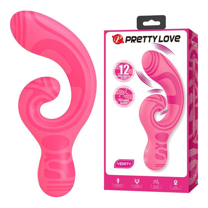 PRETTY LOVE - VERITY MASSEUR À DOUBLE EXTRÉMITÉ RECHARGEABLE PAR USB