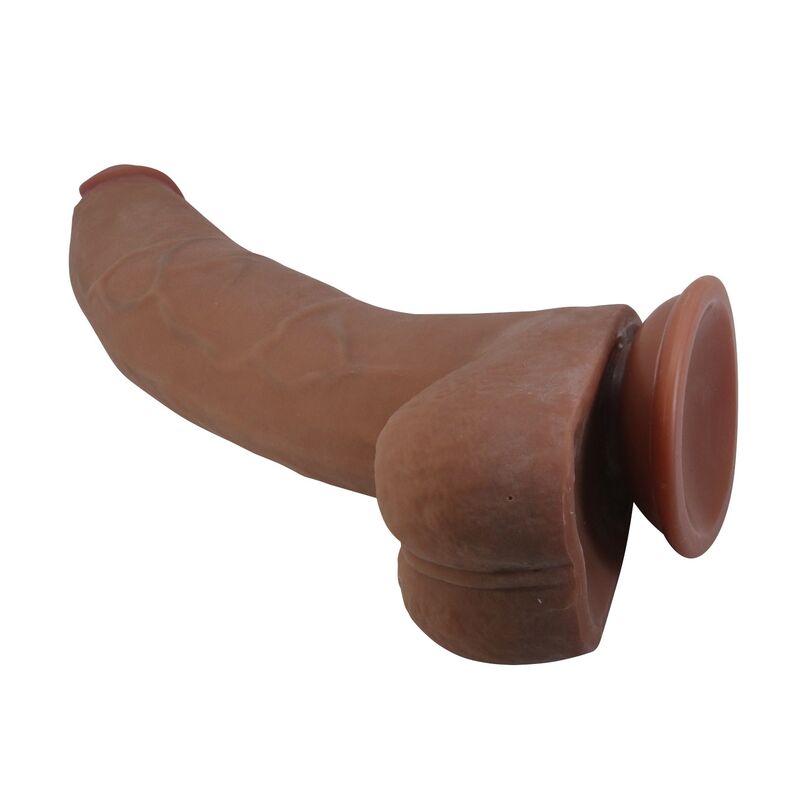 PRETTY LOVE - GODE FLEXIBLE RÉALISTE ULRIC 26 CM Ø 5,5 CM TPE MARRON