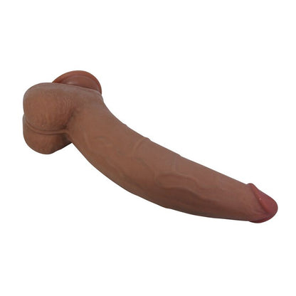 PRETTY LOVE - GODE FLEXIBLE RÉALISTE ULRIC 26 CM Ø 5,5 CM TPE MARRON