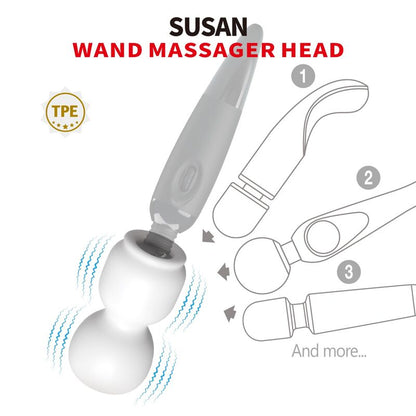 PRETTY LOVE - SUSAN POWER HEAD WAND MASSAGER Ø 6,5 CM