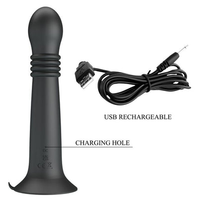 PRETTY LOVE - STELLA MASSEUR ROTATIF ET À POUSSÉE RECHARGEABLE PAR USB