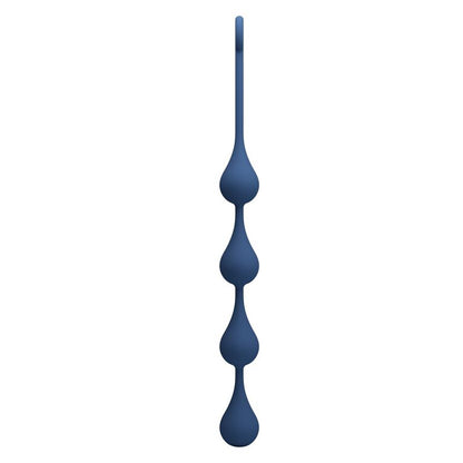 MR PLAY - PERLES ANALES EN SILICONE BLEU, TAILLE L (42,6 CM)