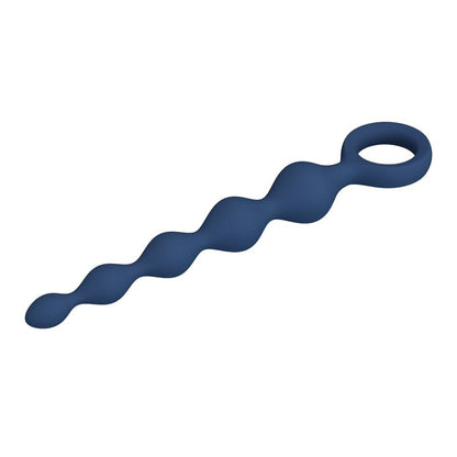 MR PLAY - PERLES ANALES EN SILICONE BLEU ET PLUG ANAL 20,4 CM