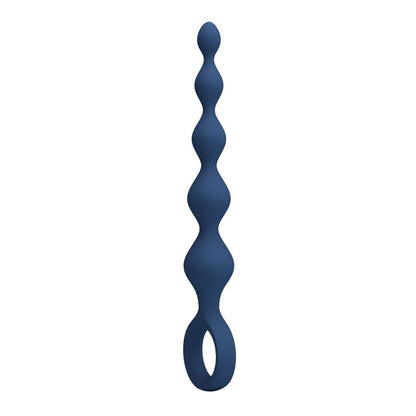 MR PLAY - PERLES ANALES EN SILICONE BLEU ET PLUG ANAL 20,4 CM