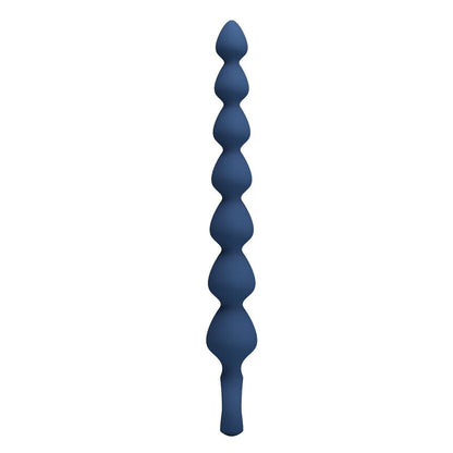 MR PLAY - PERLES ANALES EN SILICONE BLEU ET PLUG ANAL 26,7 CM