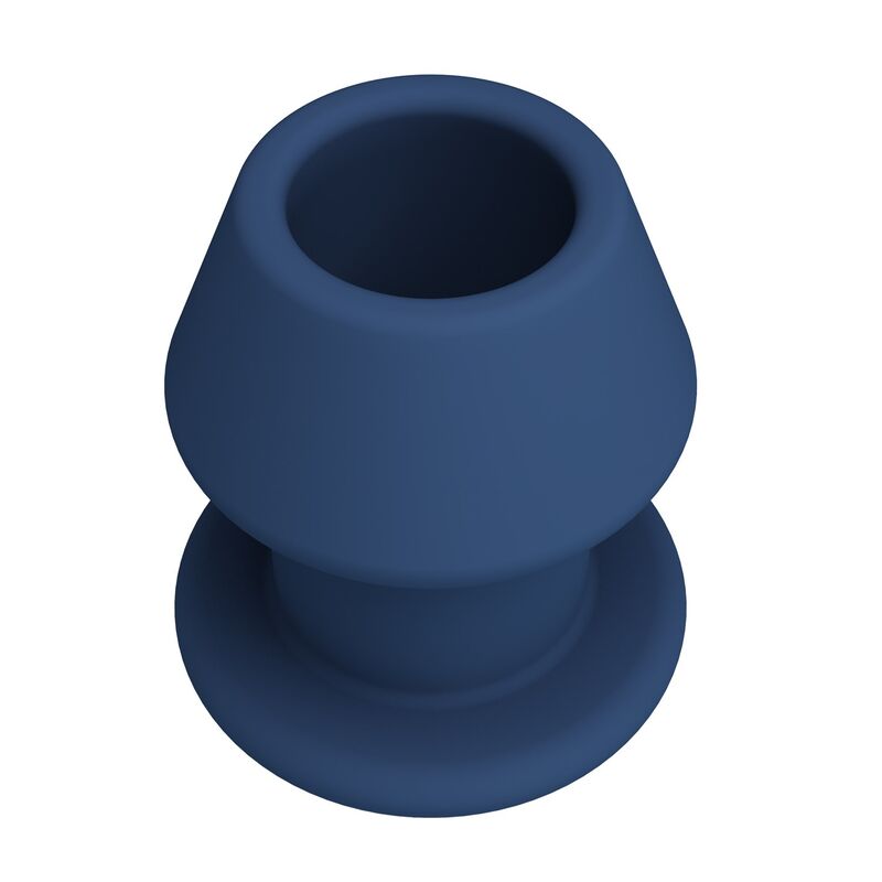 MR PLAY - JACK BLEU PLUG ANAL CREUX EN SILICONE, TAILLE M