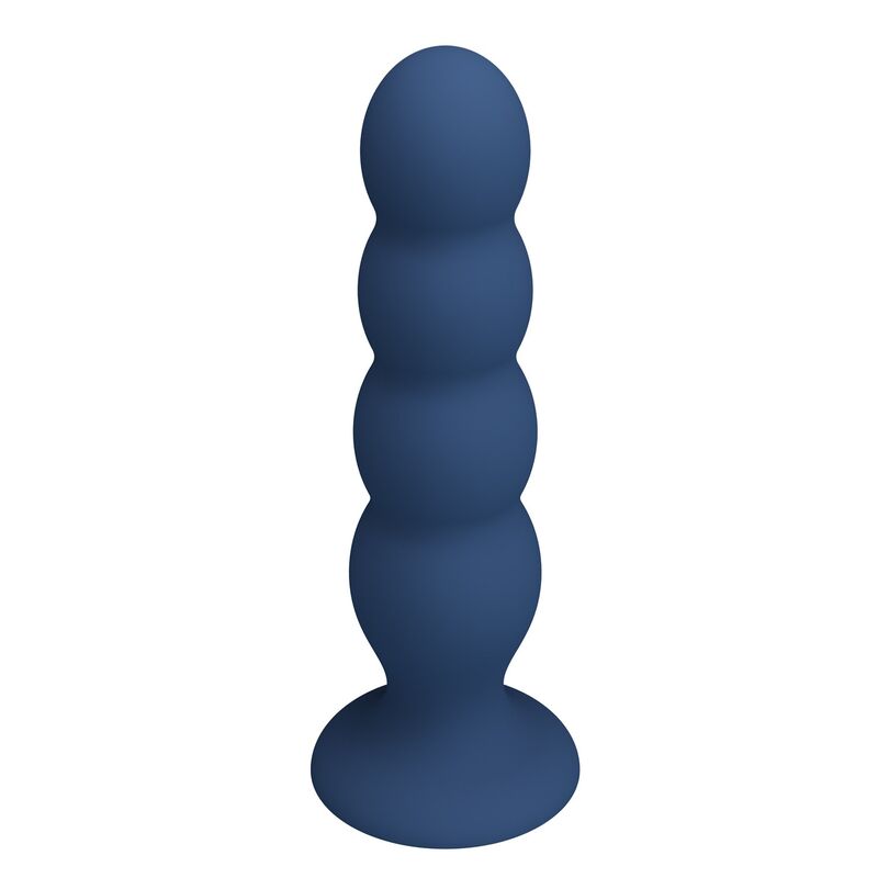 MR PLAY - PLUG ANAL AVEC 4 BILLES MÉTALLIQUES ET VENTOUSE BLEUE