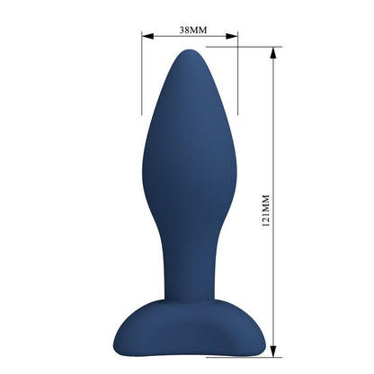 MR PLAY - PLUG ANAL CONIQUE EN SILICONE BLEU L