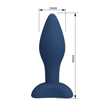 MR PLAY - PLUG ANAL CONIQUE EN SILICONE BLEU S