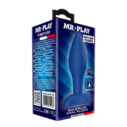 MR PLAY - PLUG ANAL CONIQUE EN SILICONE BLEU S