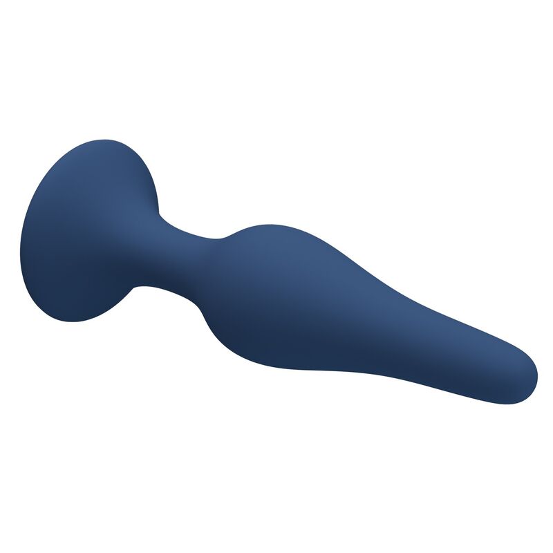 MR PLAY - PLUG ANAL EN SILICONE SLIM BLEU L