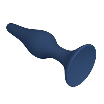 MR PLAY - PLUG ANAL EN SILICONE SLIM BLEU L